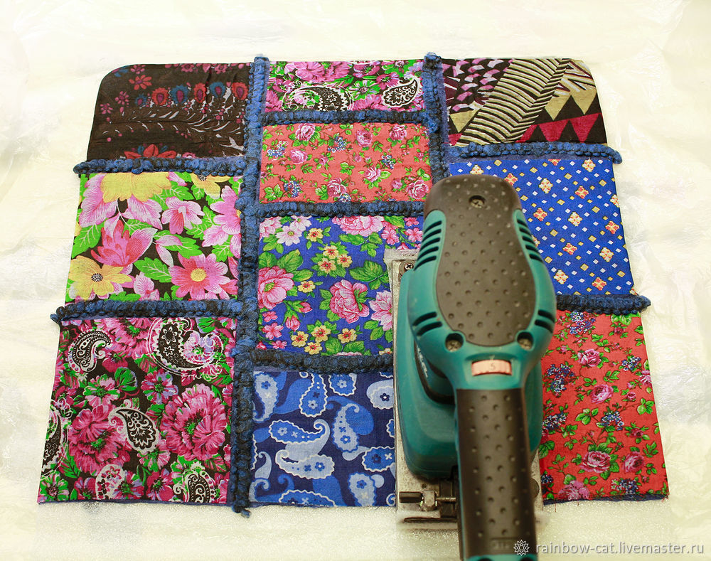 Валяем шапочку в технике 3D-пэчворк Валяем шапочку в технике 3D-пэчворк валяние,мастер-класс