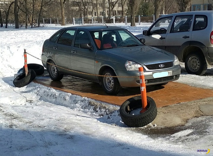 А вот ещё один помещик с парковки!