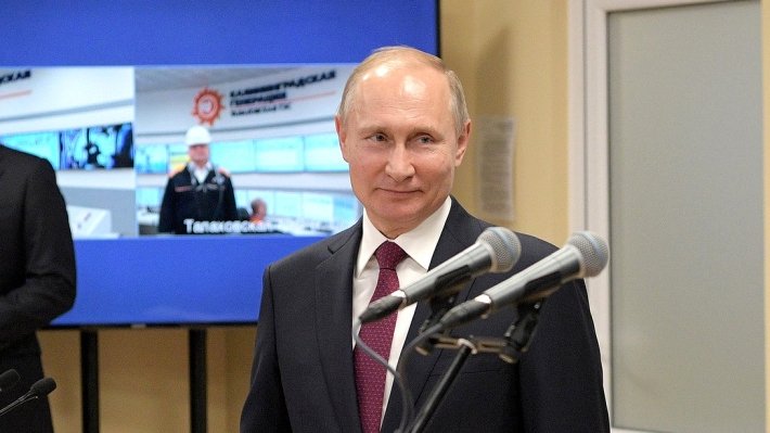 Путин поучаствовал в запуске двух ТЭС в Калининградской области