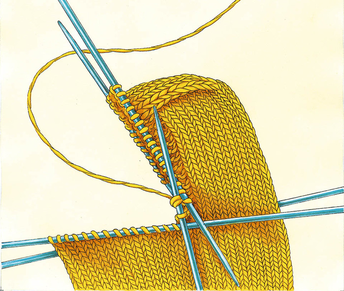 Как вязать носки с прямой пяткой: мастер-класс в пошаговых фотографиях очень умелые ручки