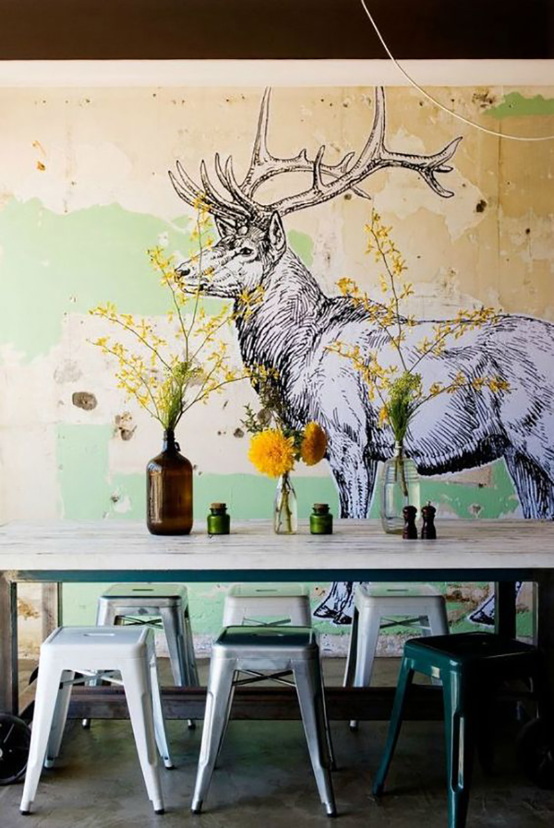 Много  стильных идей, как обновить стены дома, не вкладывая больших денег. handmake,дизайн интерьера,разное,художество