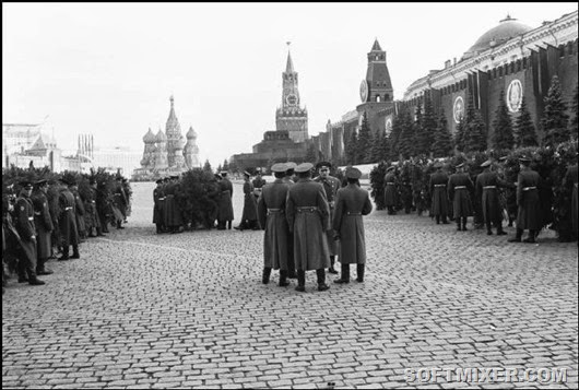 Праздничная Москва 7 ноября 1967 года 