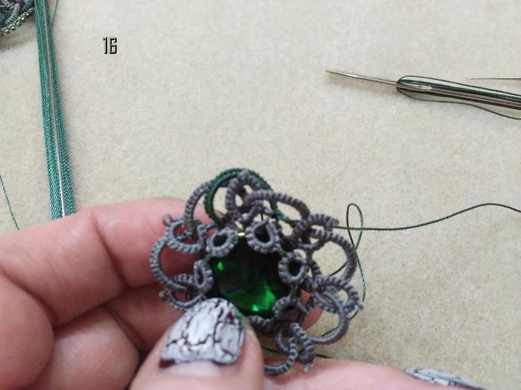 Создаем серьги «Глаз дракона» в технике фриволите Создаем серьги «Глаз дракона» в технике фриволите