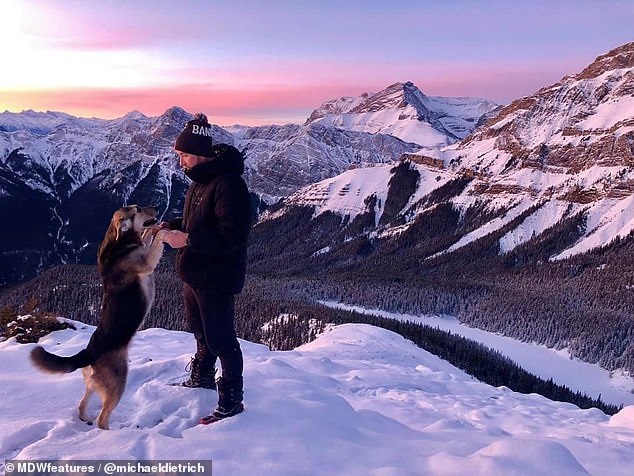 Друга в горы бери, рискни: заядлый путешественник и его верный пес в поисках приключений горы,самостоятельные путешествия,собака,туризм