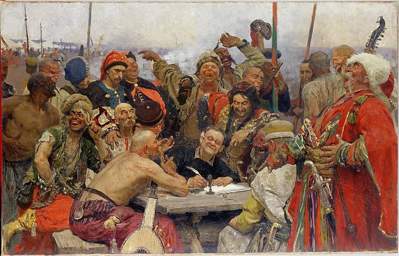 Оружие запорожских казаков: на живописном полотне и в музее история