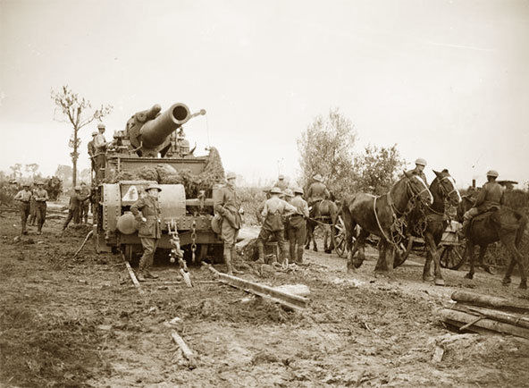 Войска двигаются к деревне Пашендейль.