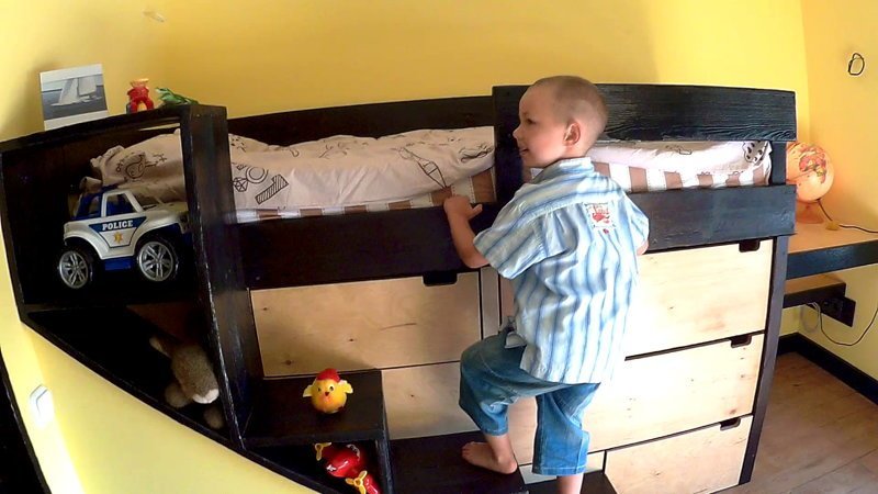 Детская кровать своими руками DIY или Сделай сам, детская кровать, детская спальня, кровать, мастер-класс, своими руками