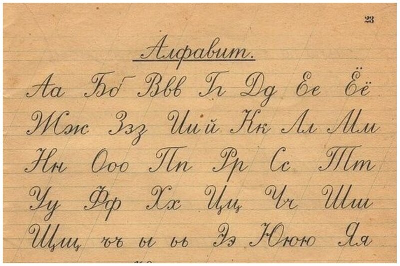 В XIX веке каллиграфия была одной из основных дисциплин учебных заведений. До 1870-х годов учащиеся лицеев и гимназий тратили на формирование идеального почерка до 18 часов в неделю