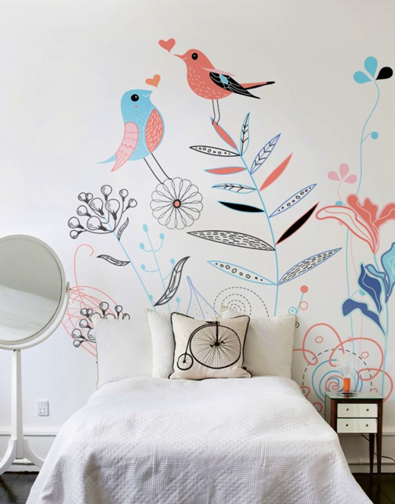 Много  стильных идей, как обновить стены дома, не вкладывая больших денег. handmake,дизайн интерьера,разное,художество