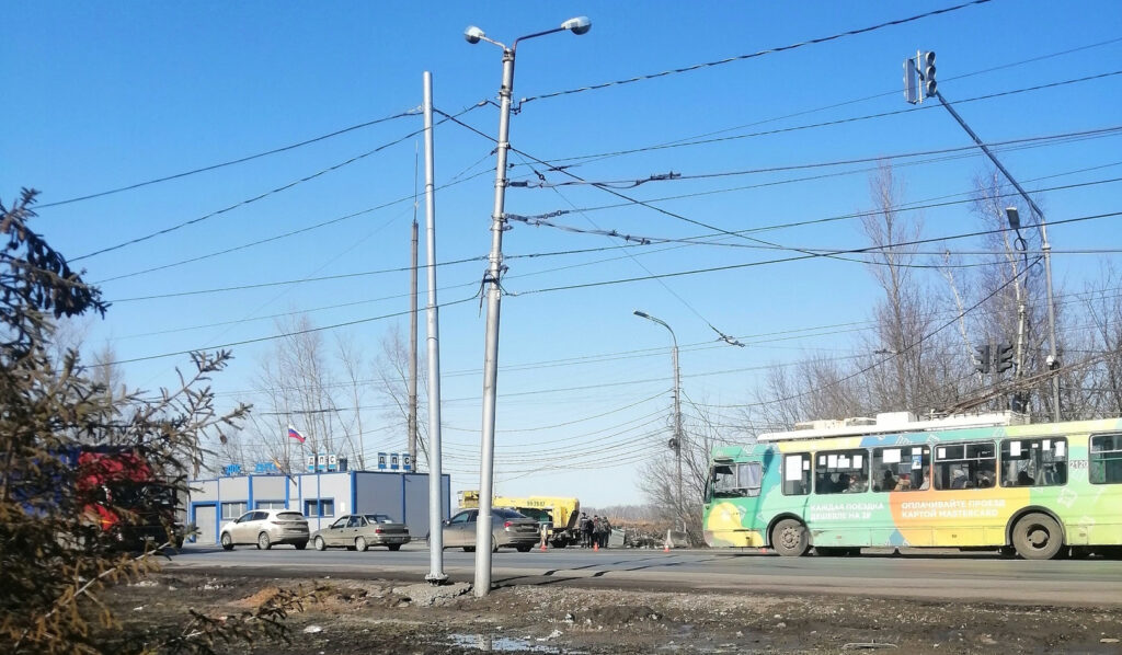 В Рязани на посту ДТП у Дягилева появились новые светофоры