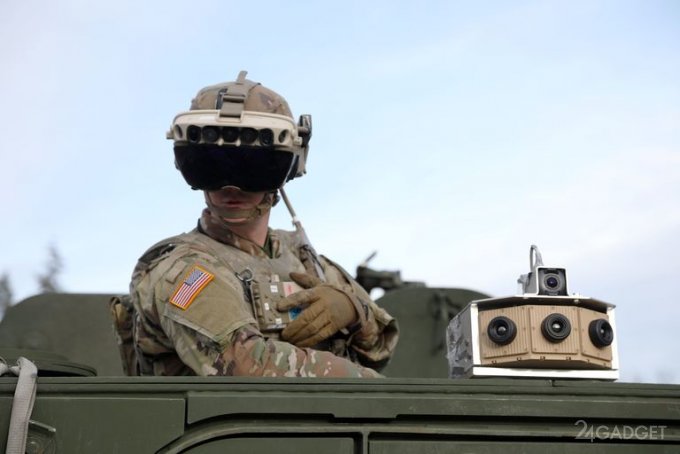 Армейские очки IVAS позволят солдатам США вести наблюдение сквозь стены боевых машин