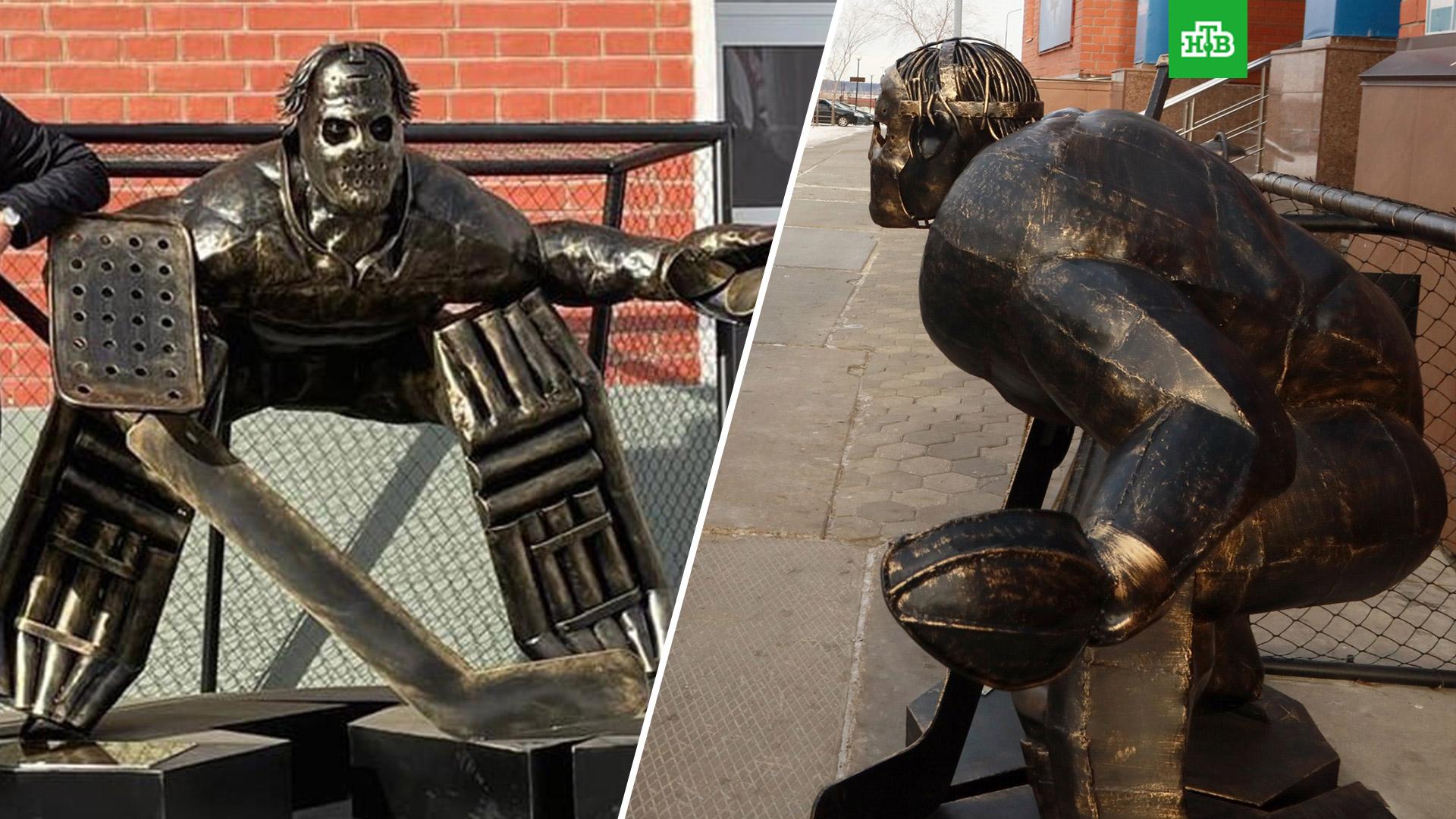 «Не дай бог увидеть ночью!»: автор Ржевского мемориала — о памятнике хоккейному вратарю в Москве