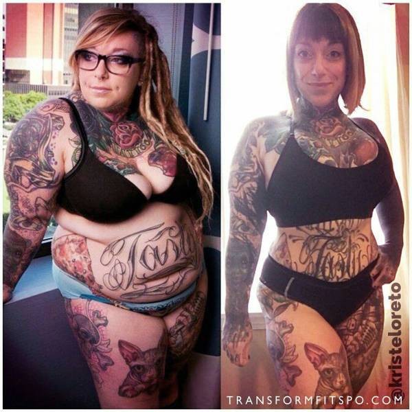 Люди, сумевшие побороть лишний вес (31 фото)