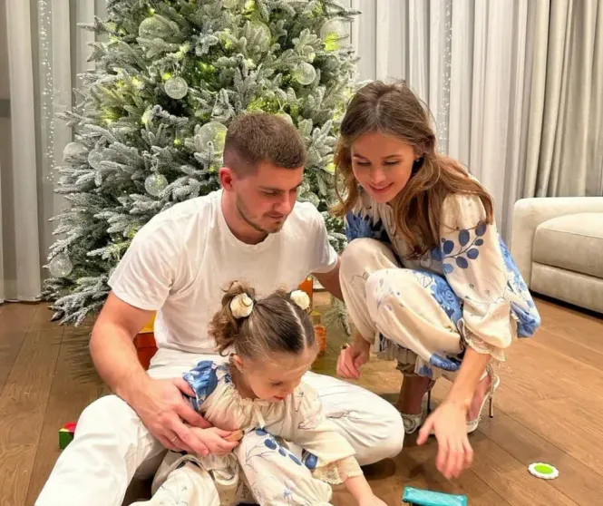 Вячеслав Дайчев и Алекса с дочерью