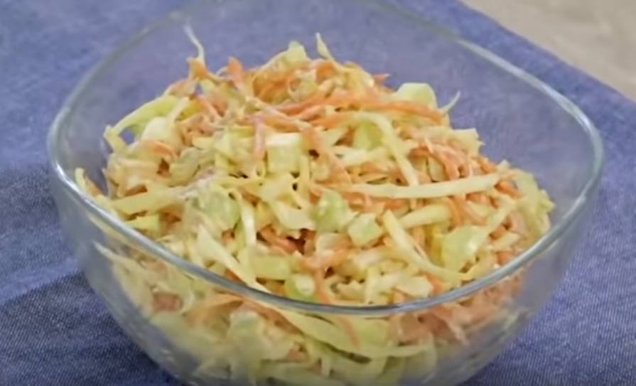 Превосходный капустный салат с мясом