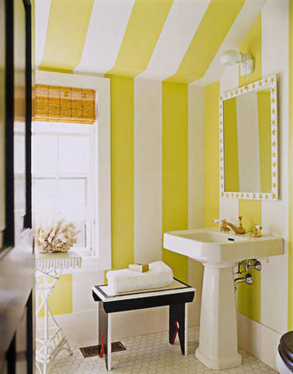 20 оригинальных разноцветных ванных комнат ванная комната,идеи для дома,интерьер и дизайн,цвет в интерьере