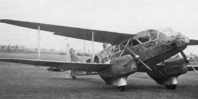 Один из франкистских DH.89, купленных у Эйрворк