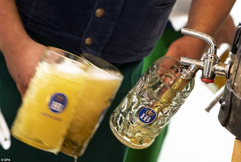 Самые популярные шесть сортов - Paulaner, Spaten, Löwenbräu, Augustiner, Hofbräu и Hacker-Pschorr ynews, бавария, гуляния, мюнхен, октоберфест, октоберфест 2018, пивной фестиваль, пиво