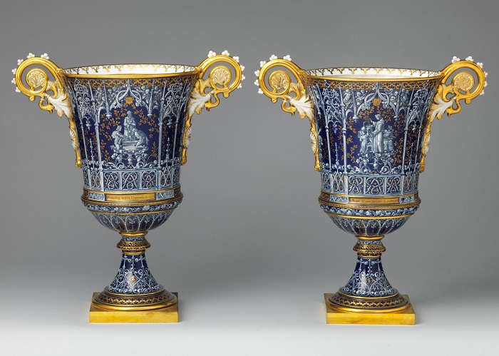 Готические вазы, 1832 год. | Фото: fiveminutehistory.com.