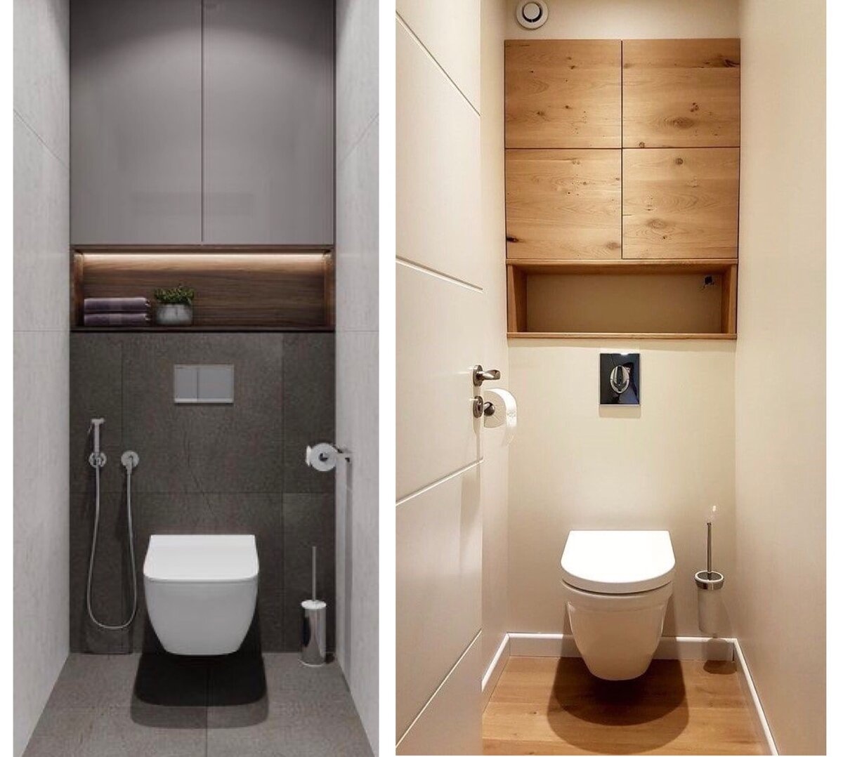 Современные туалеты с унитазами системой инсталляции. Идеи отделки и заполнения стен идеи для дома,интерьер и дизайн