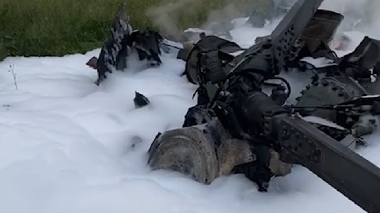 Наземная поисково-спасательная группа выдвинулась к месту крушения Ми-8 в Ленобласти