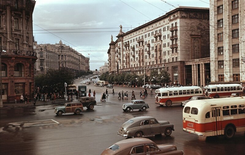 Москва 1950-х москва, ретро, фото