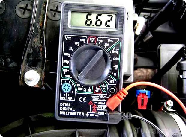 Проверка высоковольтных свечных проводов Lada Kalina