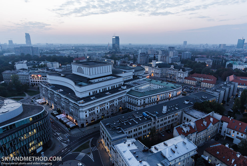 Варшава с высоты птичьего полета