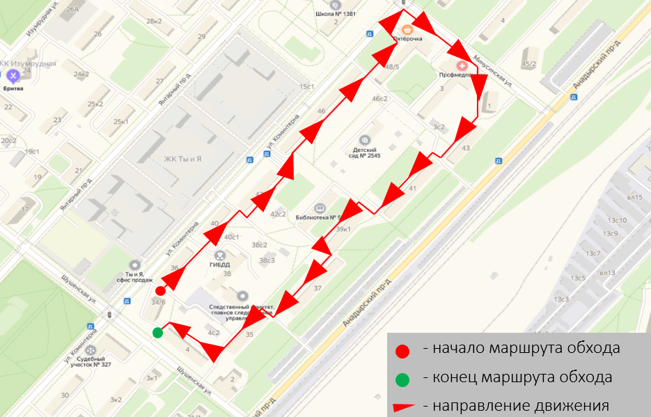 Картинка обход территории