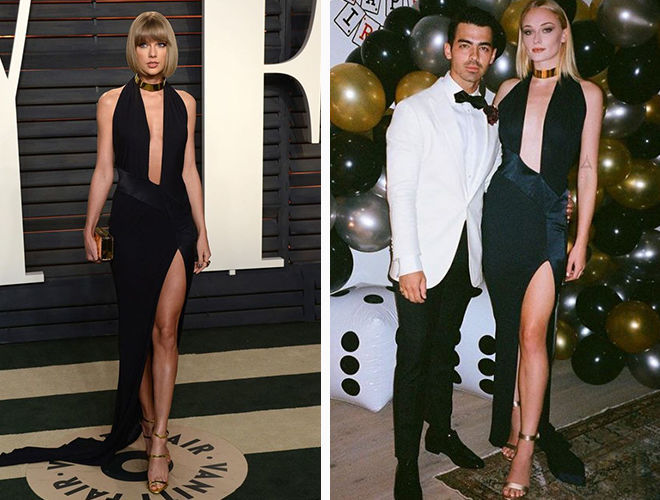 6 одинаковых образов звезд: на ком платье сидит лучше? знаменитости,мода и красота,модные образы