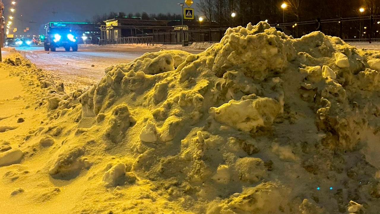 Петербургские чиновники пытаются оправдаться за не очищенные от снега улицы
