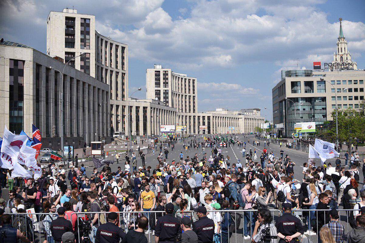 Митинг за Telegram в Москве собрал менее тысячи человек