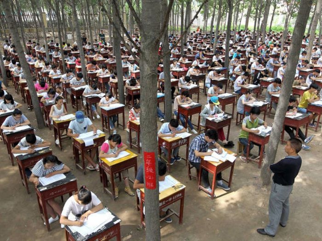 Экзамены по-китайски интересное,Китай,образование,экзамены