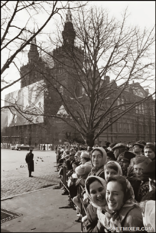 Праздничная Москва 7 ноября 1967 года 