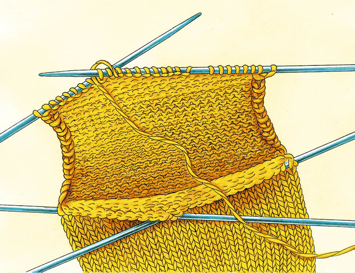 Как вязать носки с прямой пяткой: мастер-класс в пошаговых фотографиях очень умелые ручки
