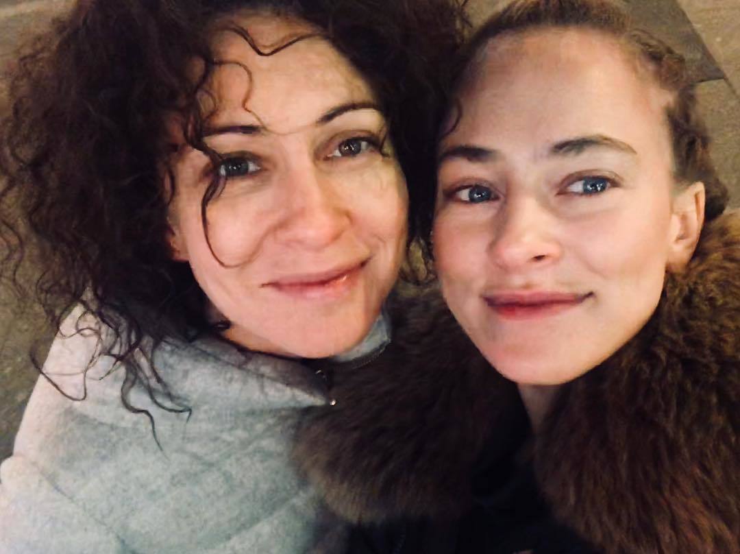 Ксения Раппопорт и ее дочь Аглая фото
