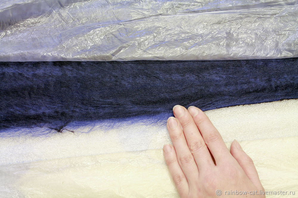 Валяем шапочку в технике 3D-пэчворк Валяем шапочку в технике 3D-пэчворк валяние,мастер-класс