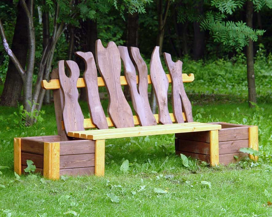 30 вариантов скамеек для сада (идеи с фото) | Вдохновение (trakt100.ru)