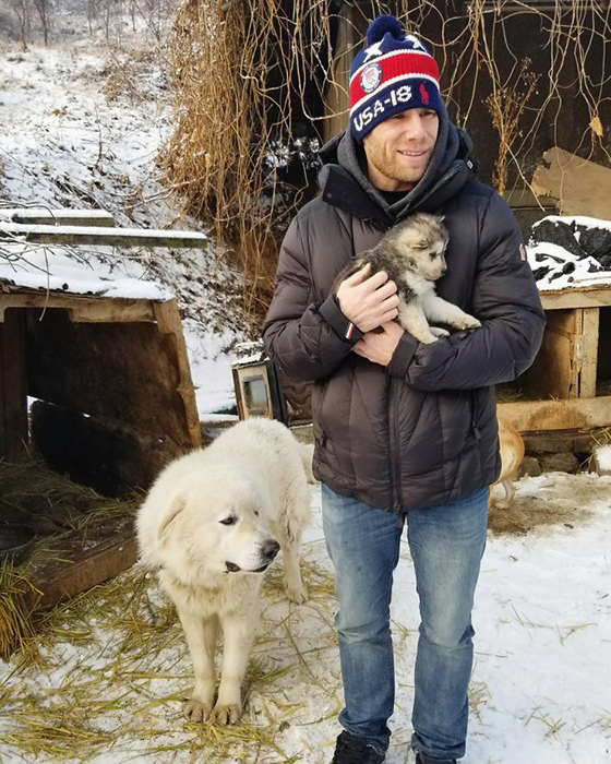 Олимпийский спортсмен спасает собак в Южной Корее