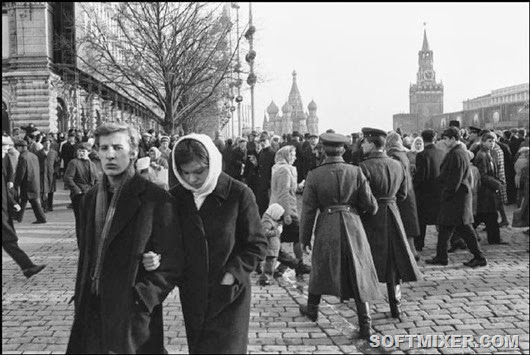 Праздничная Москва 7 ноября 1967 года 