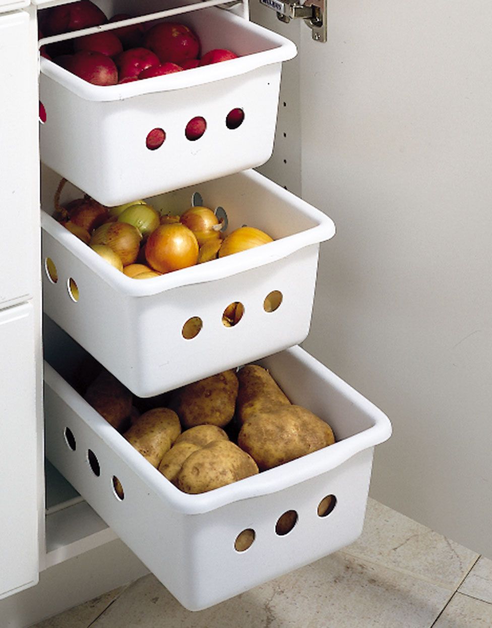 ящик для хранения картошки на кухне