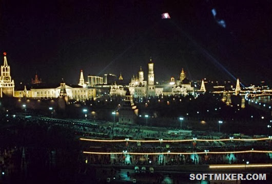 Праздничная Москва 7 ноября 1967 года 