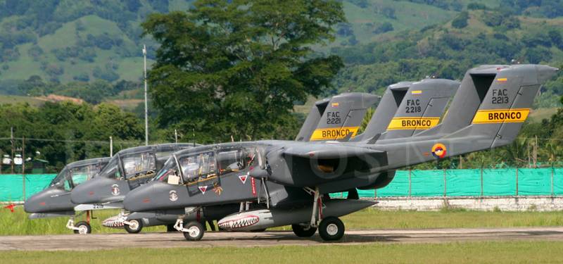 Служба и боевое применение турбовинтовых штурмовиков OV-10 Bronco после окончания вьетнамской войны ввс