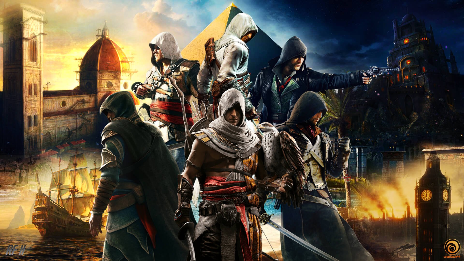 Топ-5 лучших игр за историю серии Assassin`s Сreed action,adventures,fantasy,mmorpg,pc,ps,xbox,Игры,Приключения,Фентези