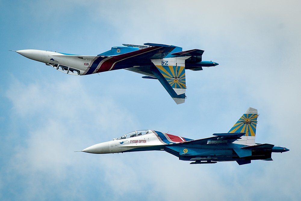 Кто победил в воздушном бою Су-27 и F-15 на украинских учениях