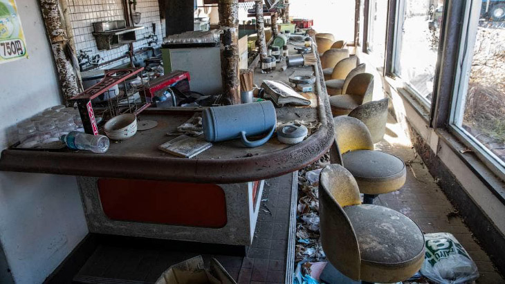 Окрестности АЭС «Фукусима» сейчас