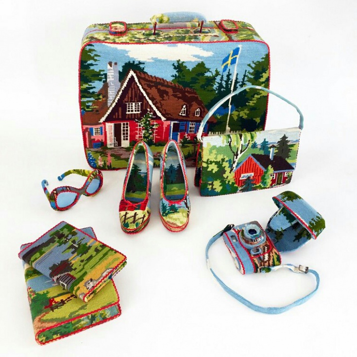 Вышитая техника Ulla Stina-Wikander Вышитая техника Ulla Stina-Wikander креатив,рукоделие,своими руками