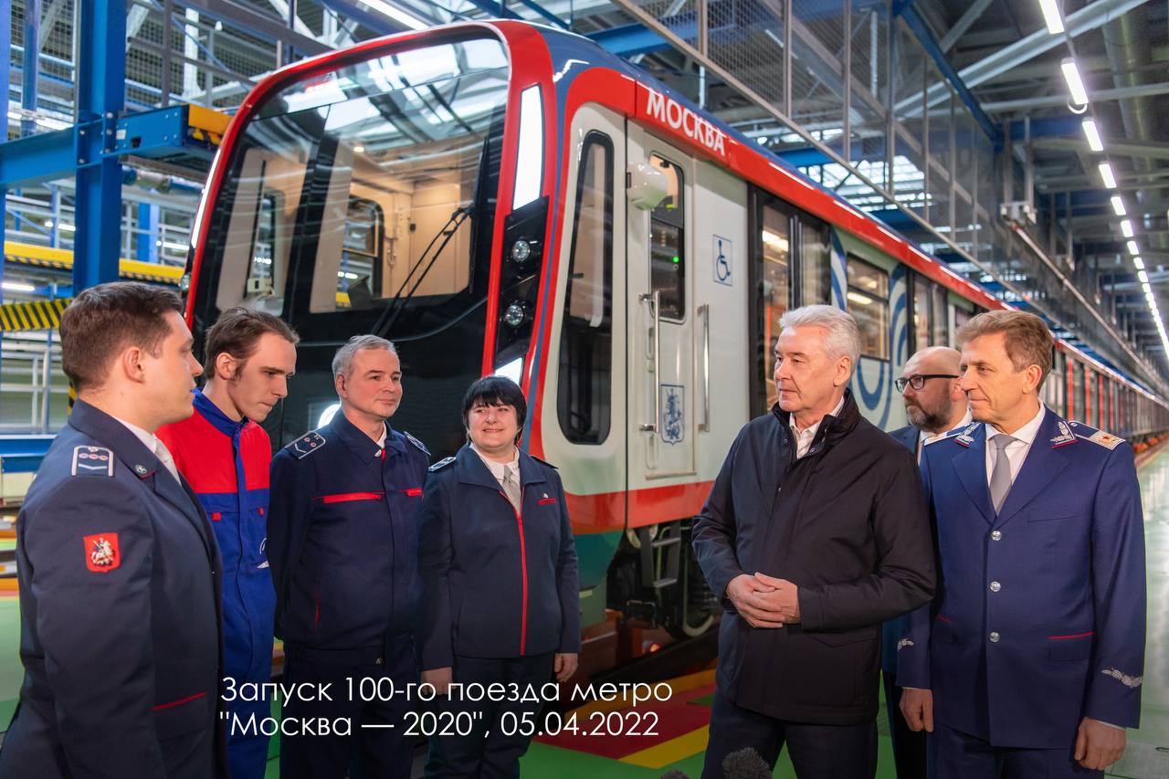 В столичном метро юбилейное поступление инновационного вагона