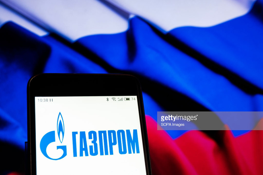 Gazprom-Flag