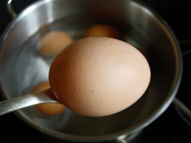 предварительная отварка яиц вкрутую